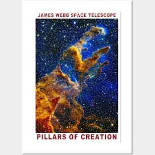 JWST Pillars of Creation Posters and Art